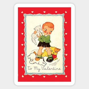 Vintage Valentine's Day Sticker